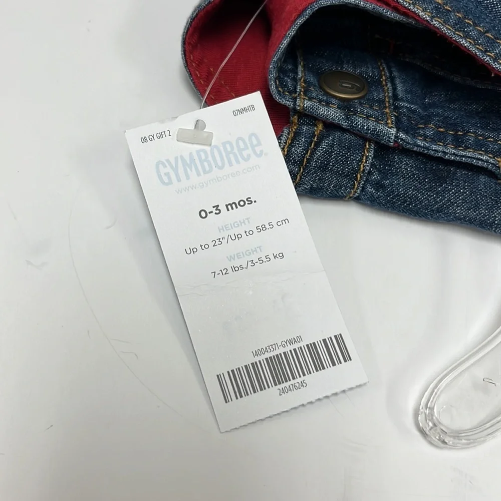 Gymboree overall NWT!